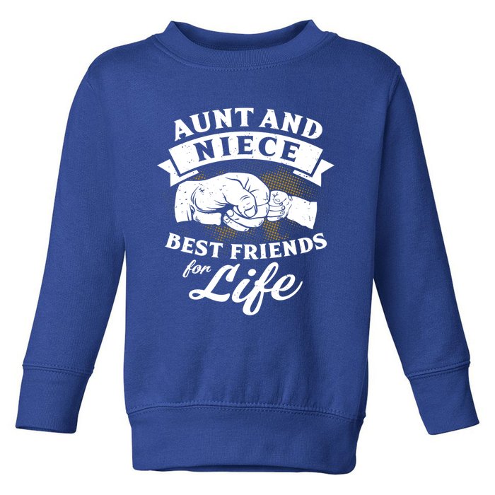 Aunt And Niece Best Friends For Life Gift Toddler Sweatshirt