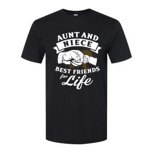 Aunt And Niece Best Friends For Life Gift Softstyle CVC T-Shirt