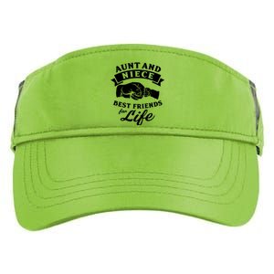 Aunt And Niece Best Friends For Life Gift Adult Drive Performance Visor