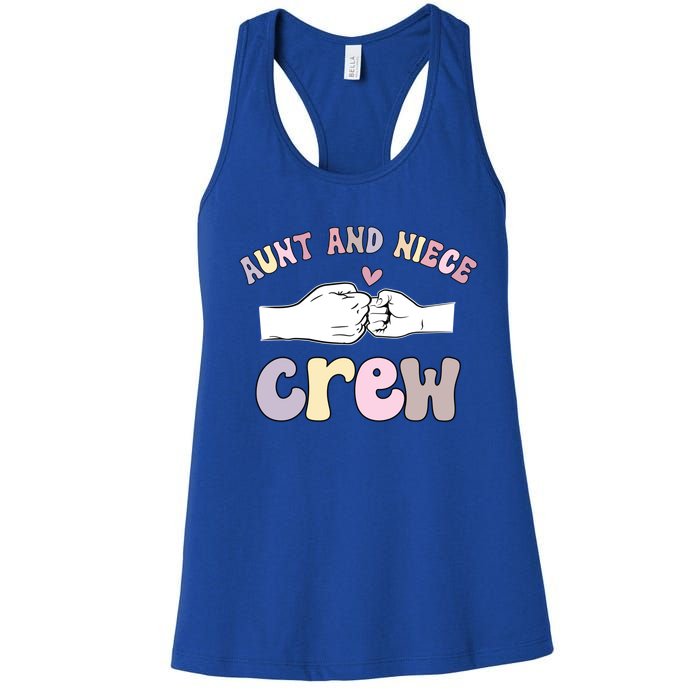 Aunt And Niece Crew From Aunt To Niece Cute Gift Women's Racerback Tank