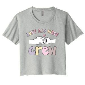 Aunt And Niece Crew From Aunt To Niece Cute Gift Women's Crop Top Tee