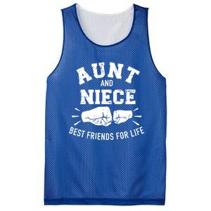 Aunt And Niece Friends For Life Funny Gift Mesh Reversible Basketball Jersey Tank