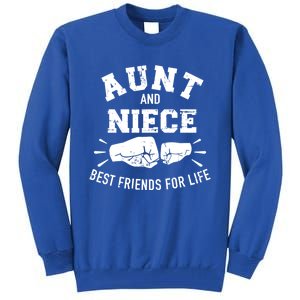 Aunt And Niece Friends For Life Funny Gift Tall Sweatshirt