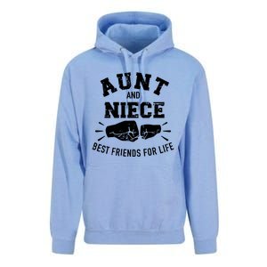 Aunt And Niece Friends For Life Funny Gift Unisex Surf Hoodie