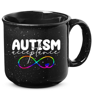 Autism Acceptance Neurodiversity Heart 15oz Campfire Ceramic Mug