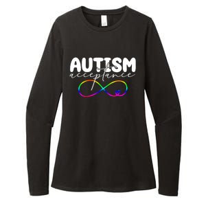 Autism Acceptance Neurodiversity Heart Womens CVC Long Sleeve Shirt