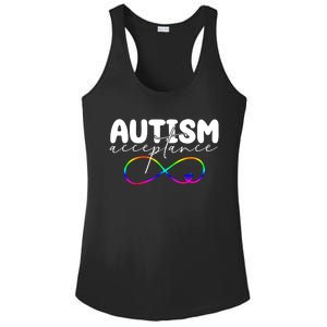 Autism Acceptance Neurodiversity Heart Ladies PosiCharge Competitor Racerback Tank