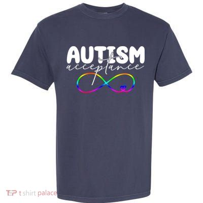Autism Acceptance Neurodiversity Heart Garment-Dyed Heavyweight T-Shirt
