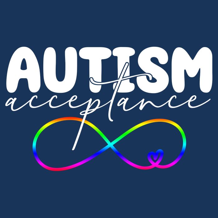Autism Acceptance Neurodiversity Heart Garment-Dyed Heavyweight T-Shirt