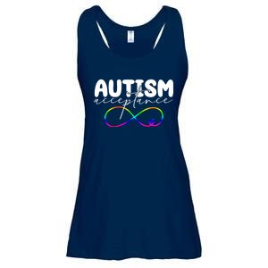 Autism Acceptance Neurodiversity Heart Ladies Essential Flowy Tank