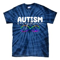 Autism Acceptance Neurodiversity Heart Tie-Dye T-Shirt