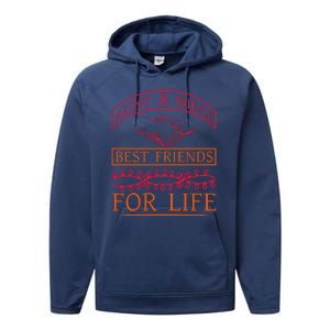 Aunt And Niece Best Friends For Life Performance Fleece Hoodie