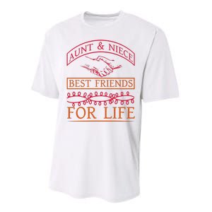 Aunt And Niece Best Friends For Life Performance Sprint T-Shirt