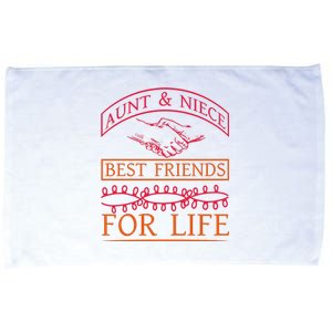 Aunt And Niece Best Friends For Life Microfiber Hand Towel