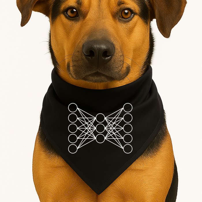 Autoencoder Artificial Neural Network Deep Learning Ai Gift USA-Made Doggie Bandana