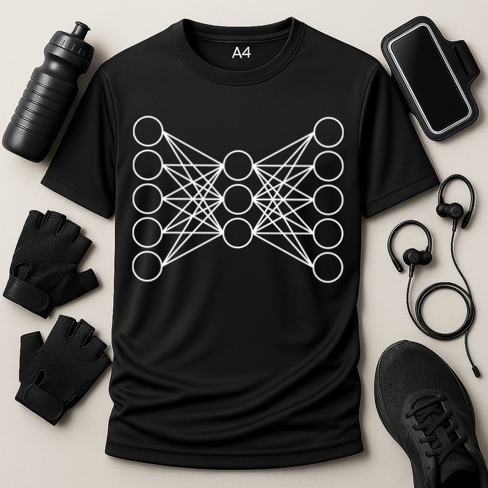 Autoencoder Artificial Neural Network Deep Learning Ai Gift Cooling Performance Crew T-Shirt