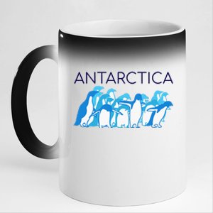 Antarctica 11oz Black Color Changing Mug