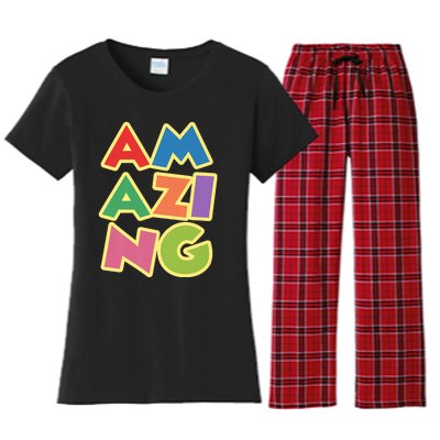 AM AZI NG Women's Flannel Pajama Set