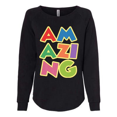 AM AZI NG Womens California Wash Sweatshirt