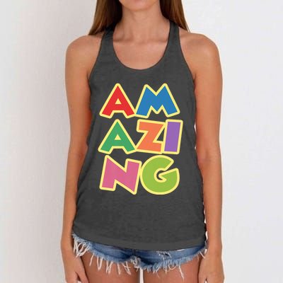 AM AZI NG Women's Knotted Racerback Tank