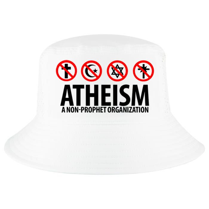 Atheism A Non Prophet Organization Cool Comfort Performance Bucket Hat