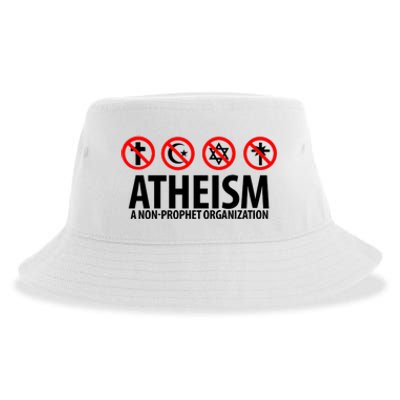 Atheism A Non Prophet Organization Sustainable Bucket Hat