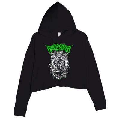 Angelmaker Crop Fleece Hoodie
