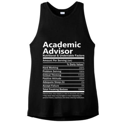 Academic Advisor Nutritional And Undeniable Ladies PosiCharge Tri-Blend Wicking Tank