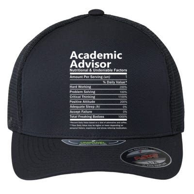 Academic Advisor Nutritional And Undeniable Flexfit Unipanel Trucker Cap
