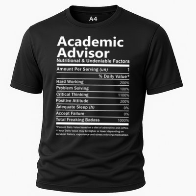 Academic Advisor Nutritional And Undeniable Cooling Performance Crew T-Shirt