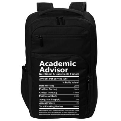 Academic Advisor Nutritional And Undeniable Impact Tech Backpack