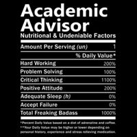 Academic Advisor Nutritional And Undeniable Impact Tech Backpack