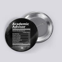 Academic Advisor Nutritional And Undeniable Button