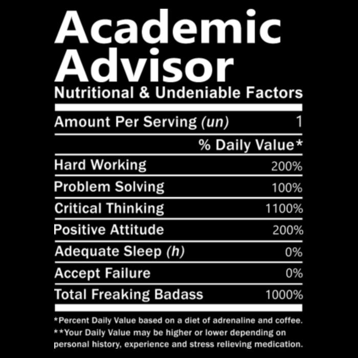 Academic Advisor Nutritional And Undeniable Button
