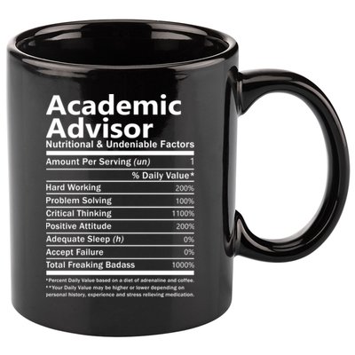 Academic Advisor Nutritional And Undeniable 11oz C Handle Ceramic Mug