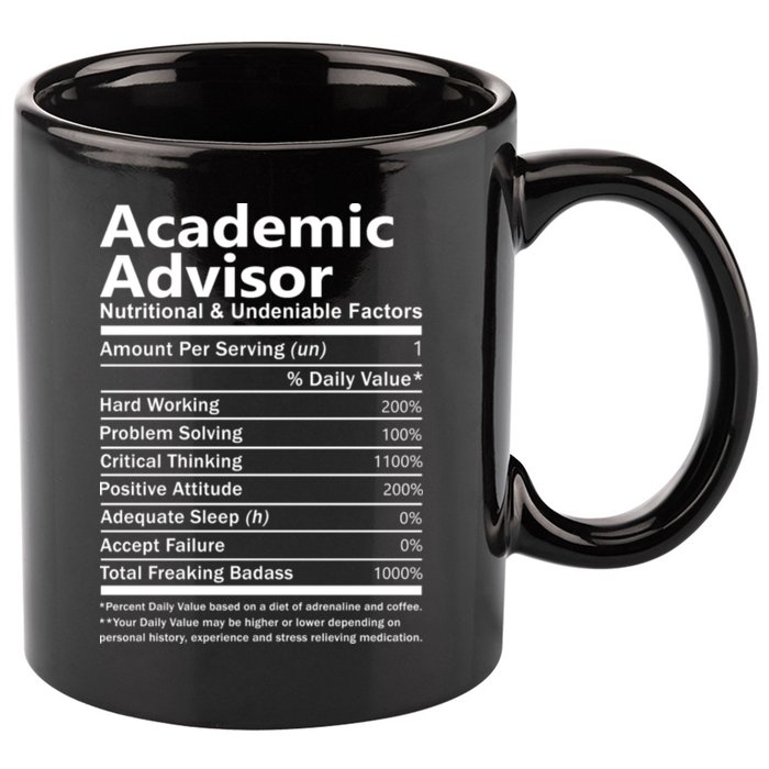 Academic Advisor Nutritional And Undeniable 11oz C Handle Ceramic Mug