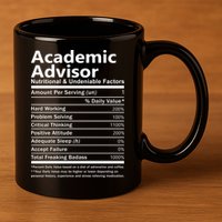 Academic Advisor Nutritional And Undeniable 11oz C Handle Ceramic Mug