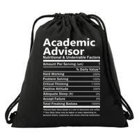 Academic Advisor Nutritional And Undeniable Drawstring Bag