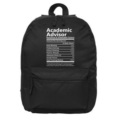 Academic Advisor Nutritional And Undeniable 16 in Basic Backpack