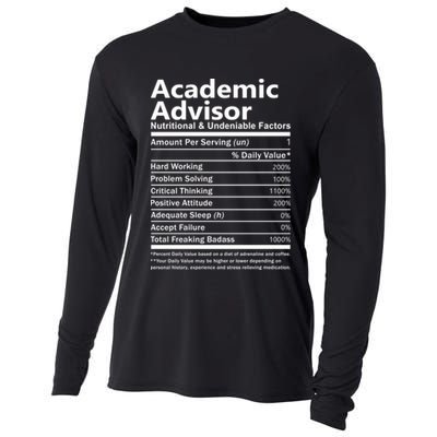 Academic Advisor Nutritional And Undeniable Cooling Performance Long Sleeve Crew