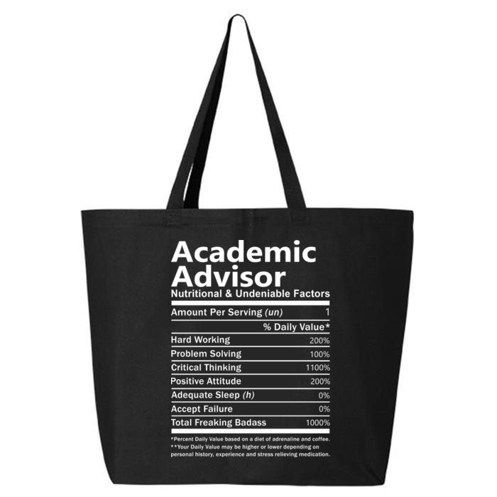 Academic Advisor Nutritional And Undeniable 25L Jumbo Tote