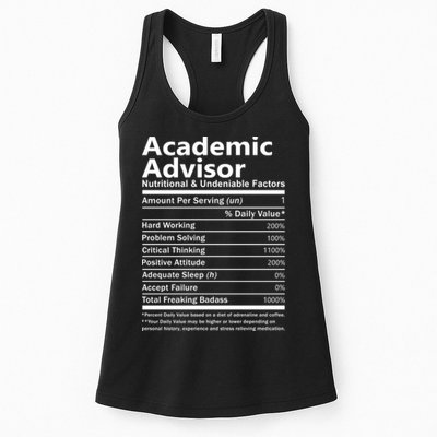 Academic Advisor Nutritional And Undeniable Womens Tank Top