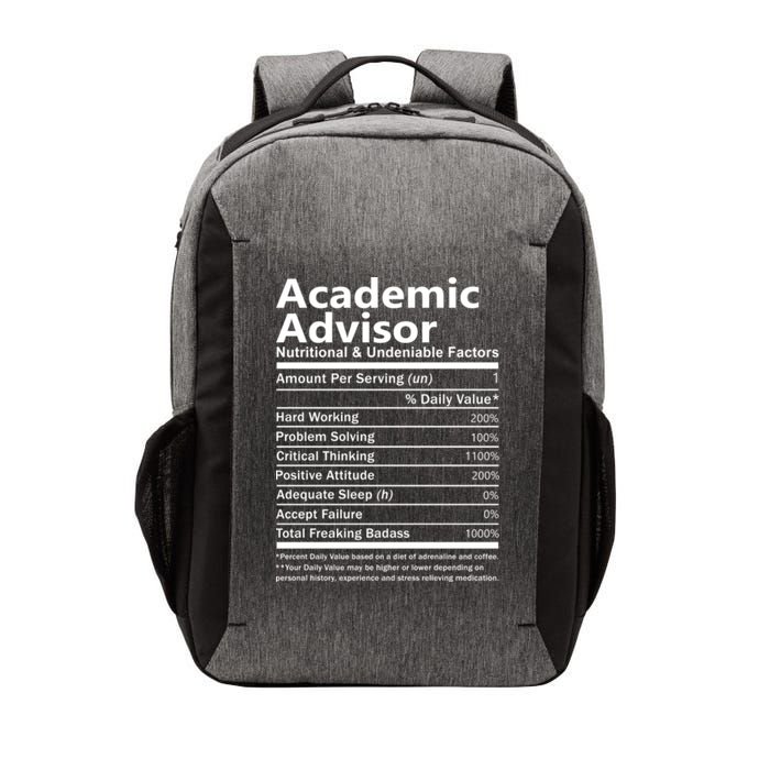 Academic Advisor Nutritional And Undeniable Vector Backpack