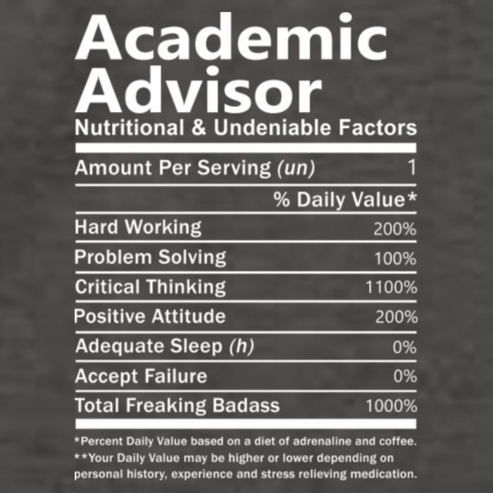 Academic Advisor Nutritional And Undeniable Vector Backpack