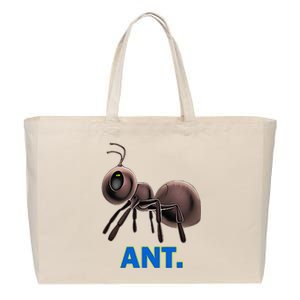 Ant Cotton Canvas Jumbo Tote