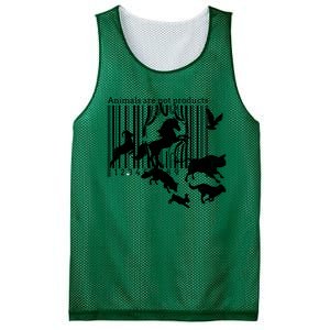 Animals Are Not Products Vegetarianism Animal Rights Mesh Reversible Basketball Jersey Tank