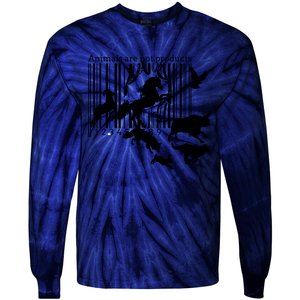 Animals Are Not Products Vegetarianism Animal Rights Tie-Dye Long Sleeve Shirt