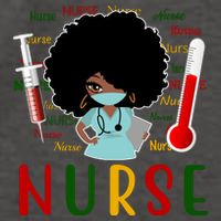 African American Nurse Vector Backpack