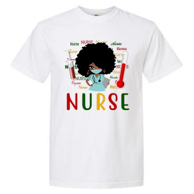 African American Nurse Garment-Dyed Heavyweight T-Shirt