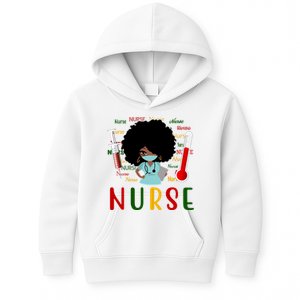 African American Nurse Kids Hoodie